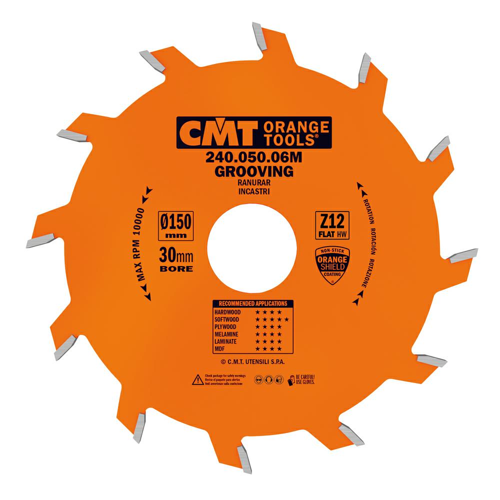 CMT - Industrial Drážkovací pilový kotouč (D150x5,00 F30 Z12 FZ)