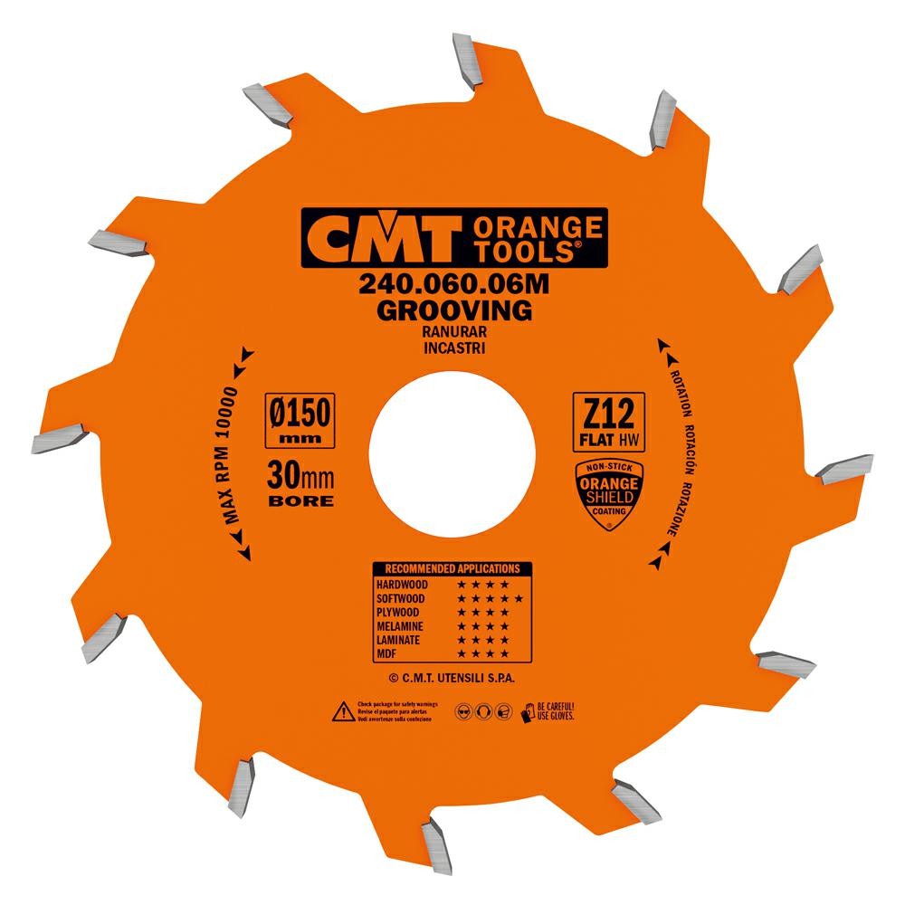 CMT - Industrial Drážkovací pilový kotouč (D150x6,00 F30 Z12 FZ)