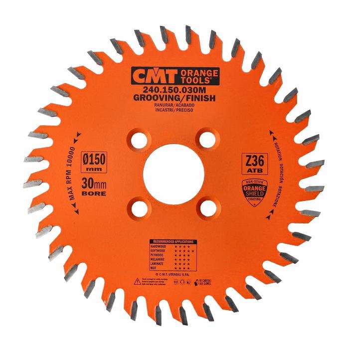 CMT - Industrial Drážkovací pilový kotouč (D150x3,00 F30 Z36 WZ)