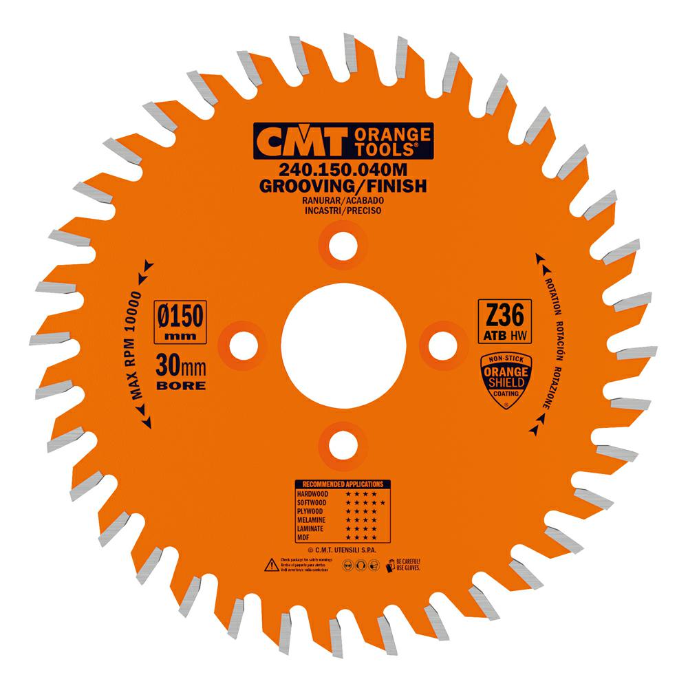 CMT - Industrial Drážkovací pilový kotouč (D150x4,00 F30 Z36 WZ)