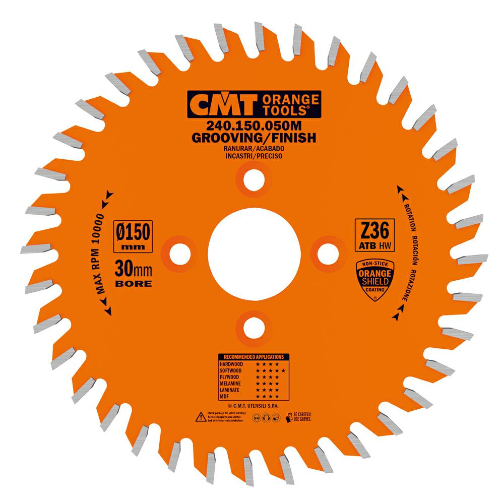 CMT - Industrial Drážkovací pilový kotouč (D150x5,00 F30 Z36 WZ)