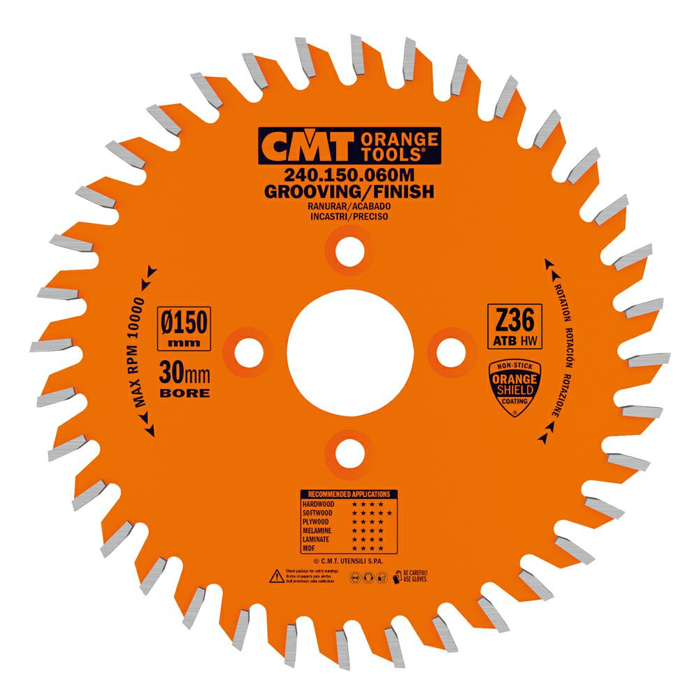CMT - Industrial Drážkovací pilový kotouč (D150x6,00 F30 Z36 WZ)