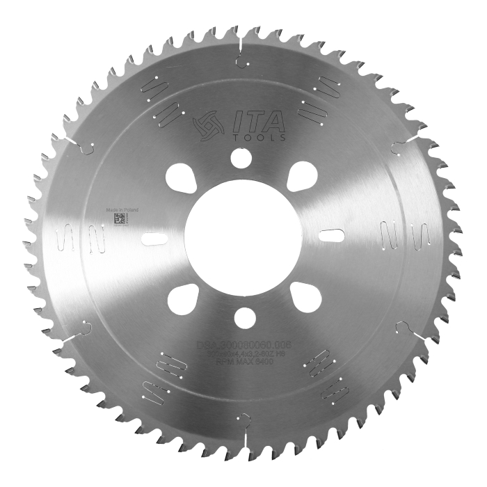 ITA DSA - Diamantový pilový kotouč pro nářezové centra (D=300;F=80;Z=60;K/P=4,40/3,20)