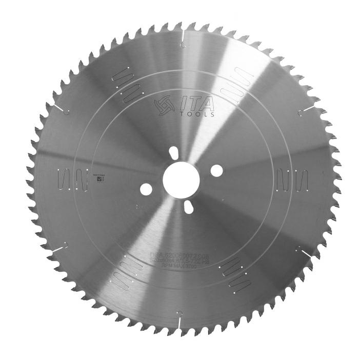 ITA DSA - Diamantový pilový kotouč pro nářezové centra (D=520;F=60;Z=72;K/P=4,80/3,50)