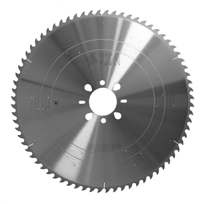 ITA DSA - Diamantový pilový kotouč pro nářezové centra (D=530;F=80;Z=72;K/P=4,80/3,50)