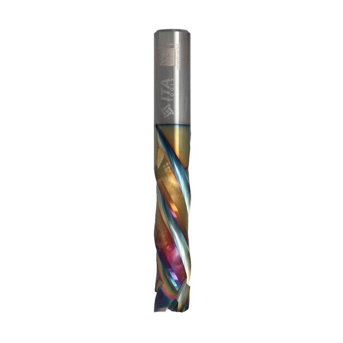ITA X99 - Monolitní HW fréza spirálová pro NESTING povlakovaná (D=12;I=45;L=90;S=12;Z=3+3; RH)