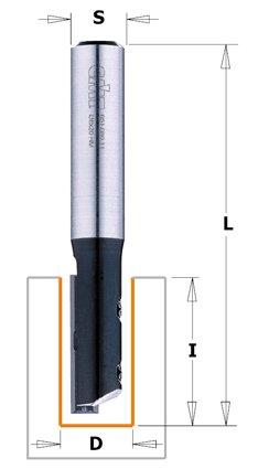 CMT - Kopírovací fréza s VBD (D10x30 S=12 RH HW)