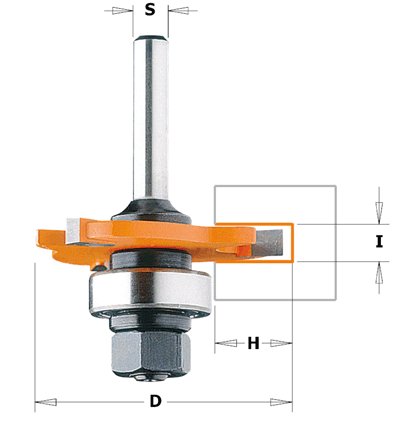 CMT - Drážkovací talířová fréza (D47,6x3,5 S=6 RH HW)