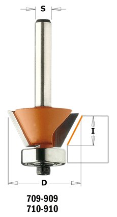 CMT - Ořezávací fréza (D27x5,5 S=6 RH HW)