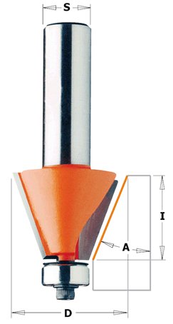 CMT - Úhlová fréza (D45x18 S=12,7 RH HW)