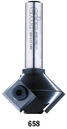 CMT - Úhlová fréza s VBD (D29x8 S=6 RH HW)
