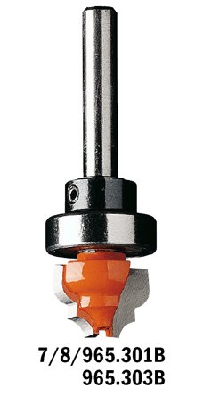 CMT - Profilová čelní fréza s ložiskem (R3,2 D19x12,3 S=6 RH HW) (S=6; RH) 765.301.11B