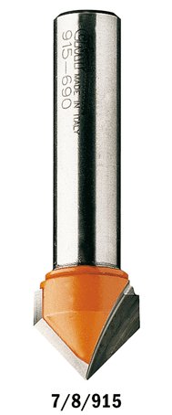 CMT - Fréza na V-drážku 90° (D31,7x19 S=8 RH HW)
