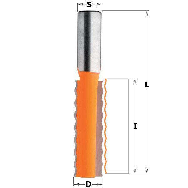CMT - Fréza na umělý kámen (R4,36 D15,87 L89 S=12,7 RH HW)
