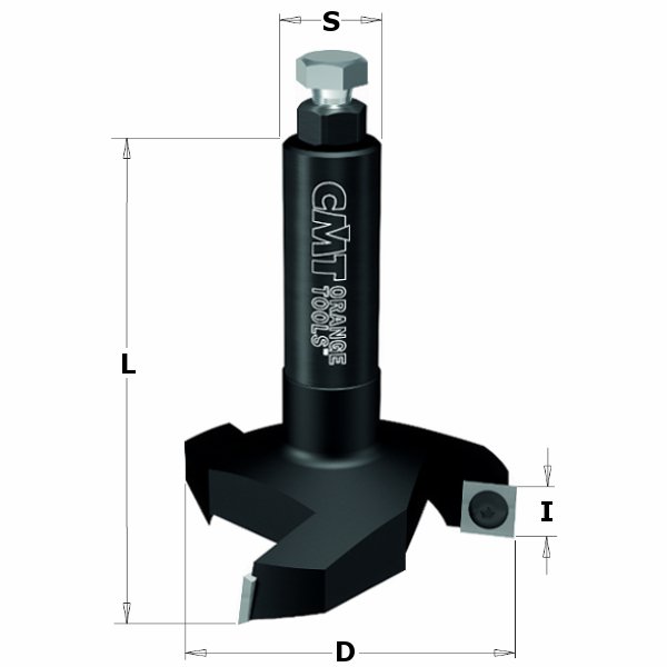 CMT - CNC fréza na srovnávání ploch (D80x12 L90 S=20 RH HW)