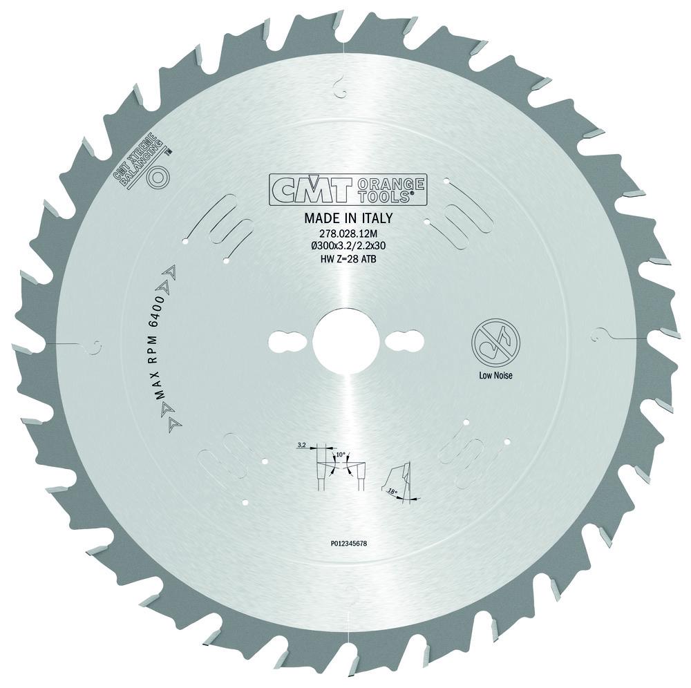 CMT - Chrome Shield Rozmítací pilový kotouč s omezovači posuvu (D300x3,20 F30 Z28 WZ)