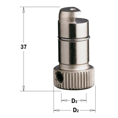 CMT 360.001 Rychloupínací pouzdro Biesse pro vrták (D3=10; D2=20; RH)