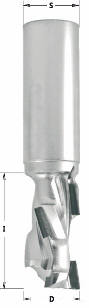 ITA DTB - DIA Stopková fréza s deleným zubom PRO (D=18;I=27;S=20;Z=1+1; RH)