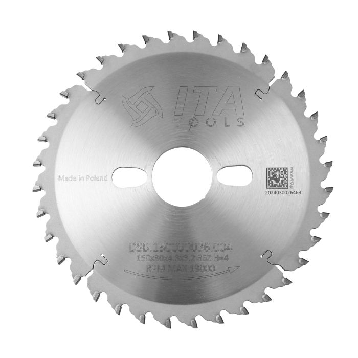 ITA DSB - Diamantový kónický předřez pro nářezová centra (D=150;F=30;Z=36;K/P=4,30/3,20)