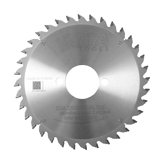 ITA DSB - Diamantový kónický předřez pro nářezová centra (D=180;F=45;Z=36;K/P=4,30/3,20)