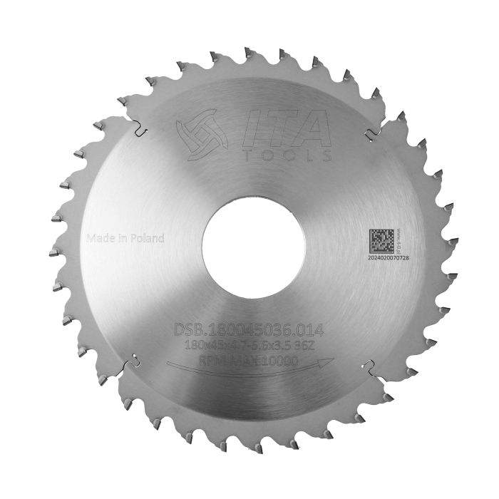 ITA DSB - Diamantový kónický předřez pro nářezová centra (D=180;F=45;Z=36;K/P=4,70/3,50)