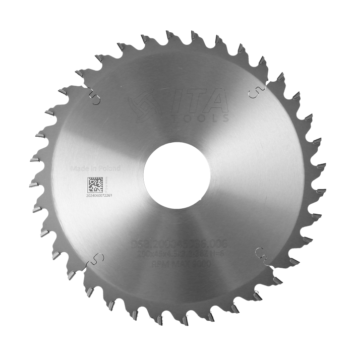 ITA DSB - Diamantový kónický předřez pro nářezová centra (D=200;F=45;Z=36;K/P=4,30/3,20)