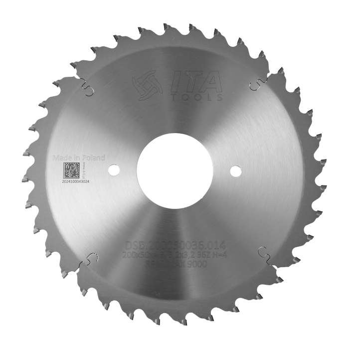 ITA DSB - Diamantový kónický předřez pro nářezová centra (D=200;F=50;Z=36;K/P=4,30/3,20)
