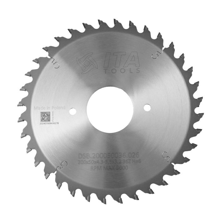 ITA DSB - Diamantový kónický předřez pro nářezová centra (D=200;F=50;Z=36;K/P=4,30/3,20)