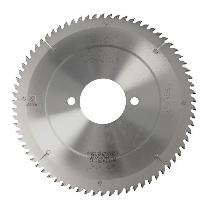 ITA DSA - Diamantový pilový kotouč pro nářezové centra (D=320;F=80;Z=72;K/P=4,40/3,20)