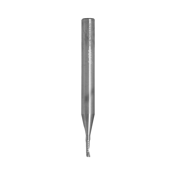 ITA - Monolitní HW fréza spirálová na plasty (D=2;I=7;L=60;S=6;Z=1; RH)