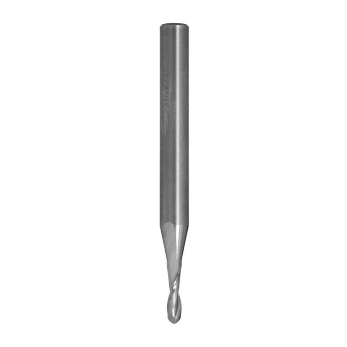 ITA SI01 - Monolitní HW fréza spirálová s kulovým čelem (D=3;I=10;L=60;S=6;Z=2;R=1,50; RH)