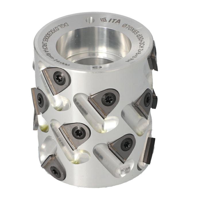 ITA DGL - Diamantový předfréz s vyměnnými zuby do olepovaček (D=70;F=30;I=65;Z=3+3;TYP=C; RH)