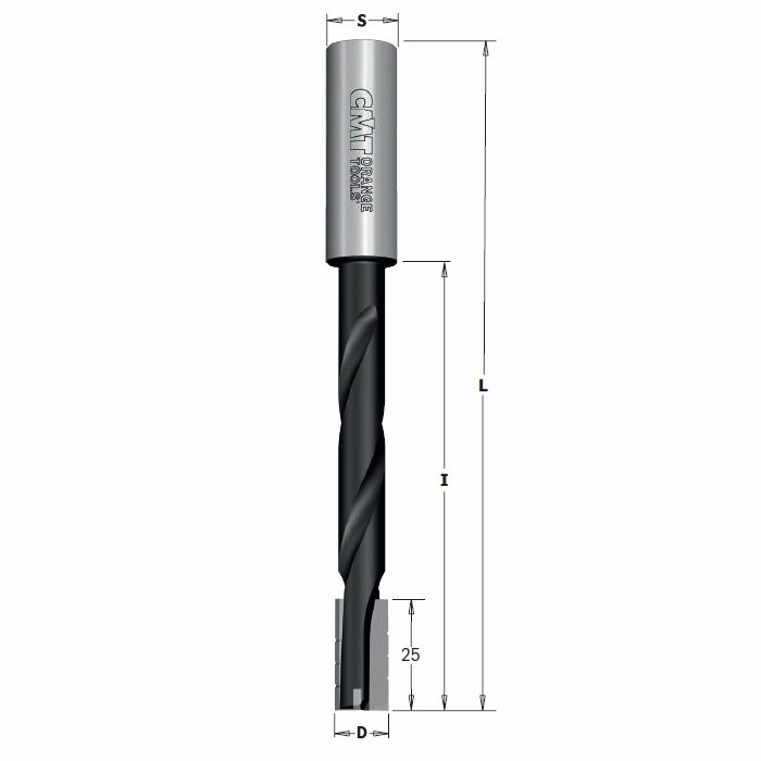 CMT - CNC dlabací fréza (D16x95 L170 S=16 LH HW)