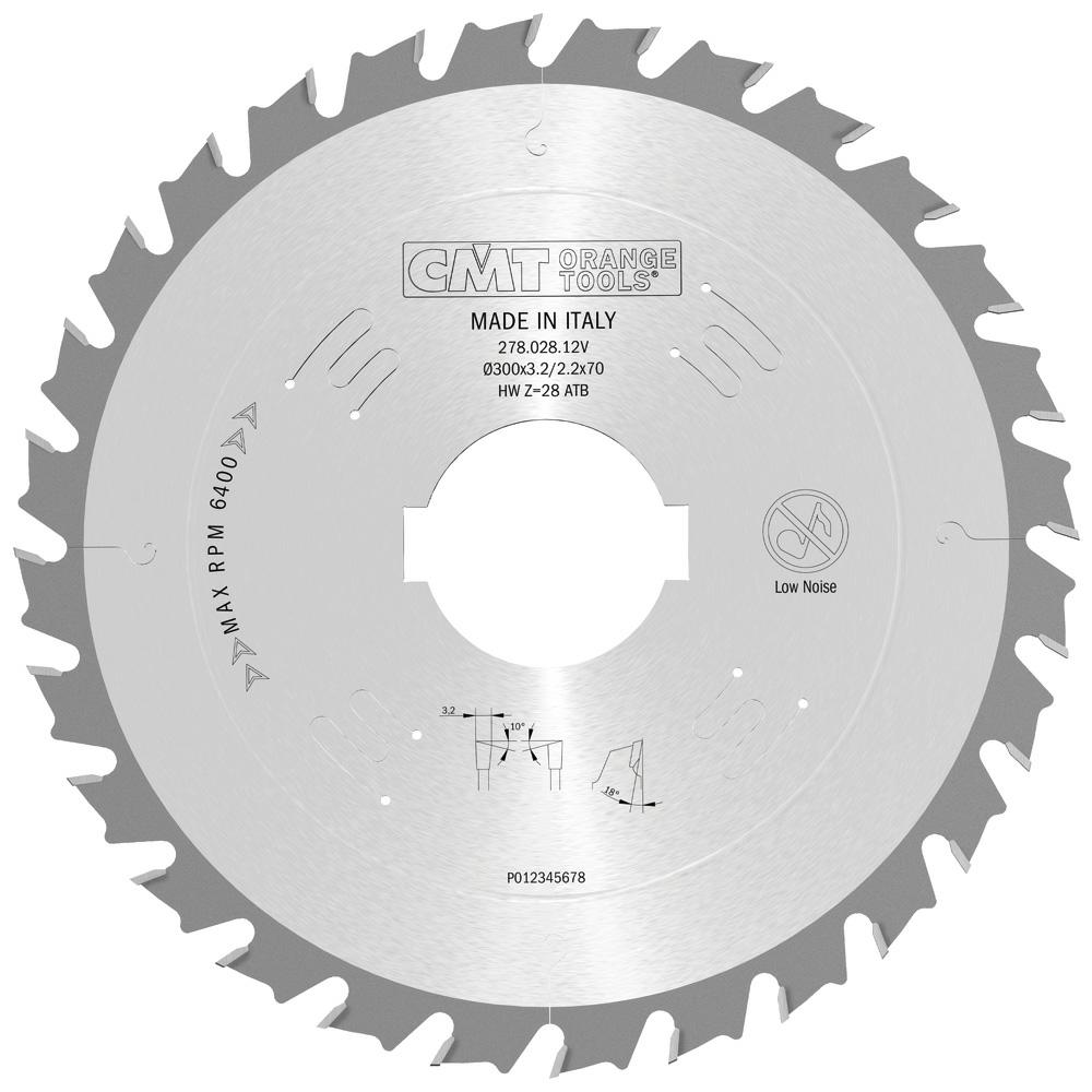 CMT - Chrome Shield Rozmítací pilový kotouč s omezovači posuvu (D300x3,20 F70 Z28 WZ)