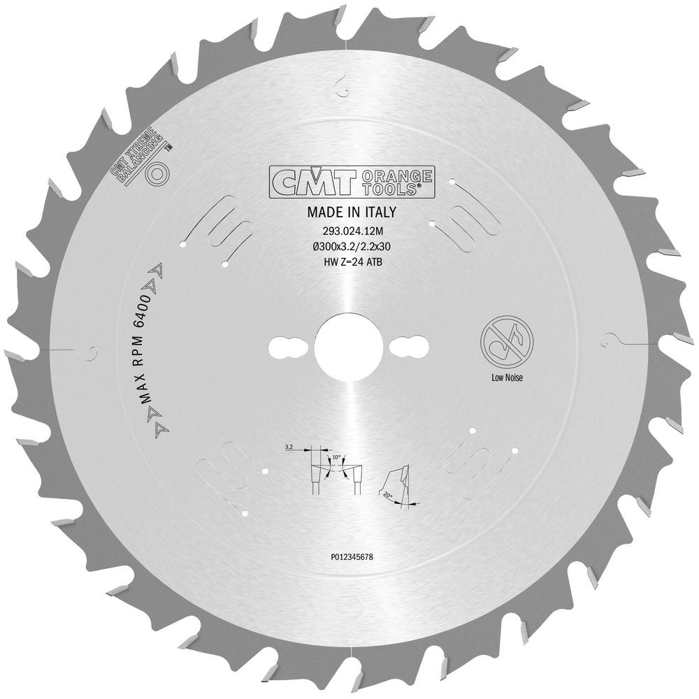 CMT - XTreme Pilový kotouč na dřevo pro podélné řezy (D300x3,20 F30 Z24 WZ)