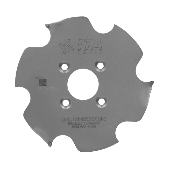 ITA DSL - Diamantový pílový kotúč lamelovací pre Lamello P-Systém (D=22; ph=4/M4/36; Z=3; K=7; P=4)