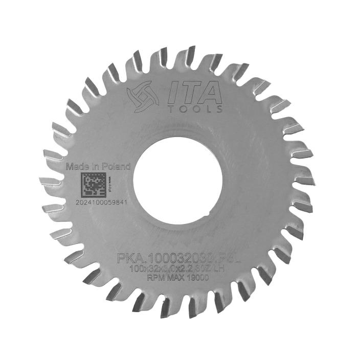ITA PKA - Kapovací pilový kotouč pro olepovačky hran (D=100;F=32;Z=30;K/P=3,00/2,20)