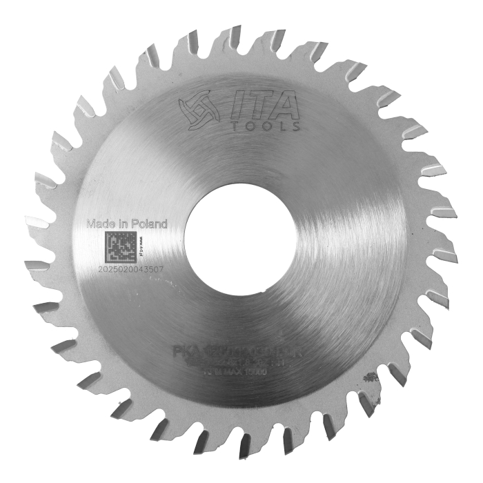 ITA PKA - Kapovací pilový kotouč pro olepovačky hran (D=125;F=32;Z=30;K/P=2,60/1,80)