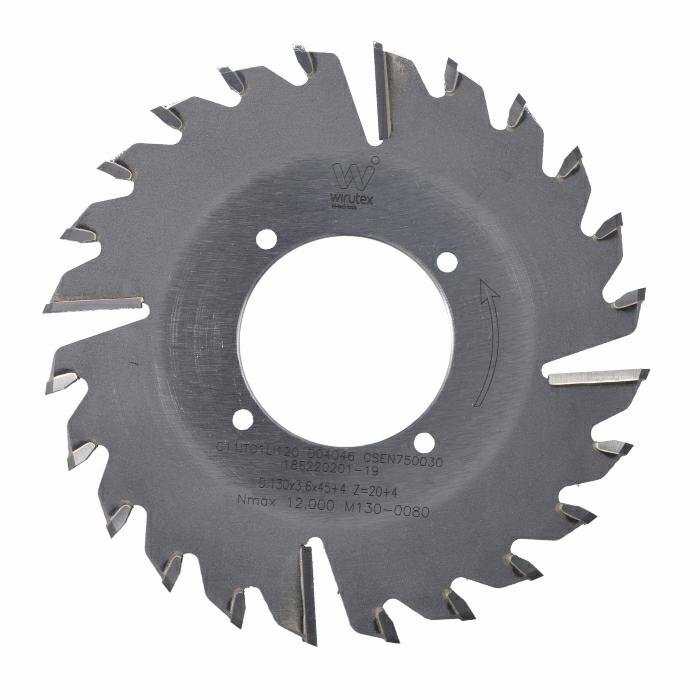 ITA PKA - Kapovací pilový kotouč pro olepovačky hran (D=130;F=45;Z=20;K/P=3,60/2,60)