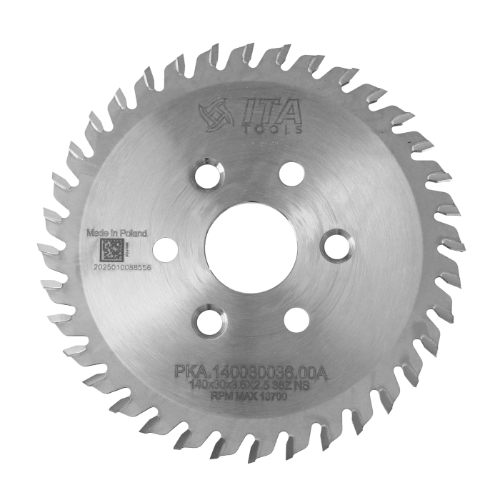 ITA PKA - Kapovací pilový kotouč pro olepovačky hran (D=140;F=30;K/P=3,60/)