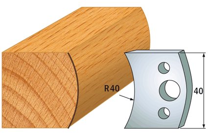 CMT Profil 008 – pár profilových nožů - 2 ks (40x4 mm; SP)