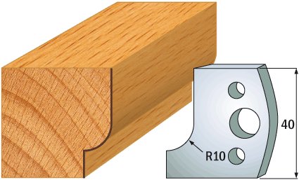 CMT Profil 013 – pár profilových nožů - 2 ks (40x4 mm; SP)