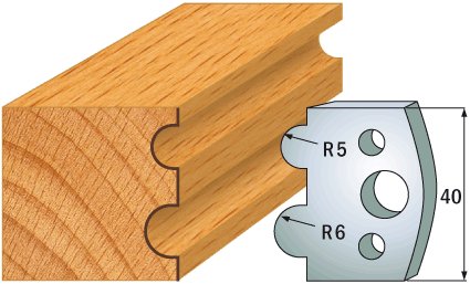 CMT Profil 030 – pár profilových nožů - 2 ks (40x4 mm; SP)