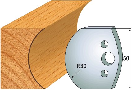 CMT Profil 544 – pár profilových nožů - 2 ks (50x4 mm; SP)