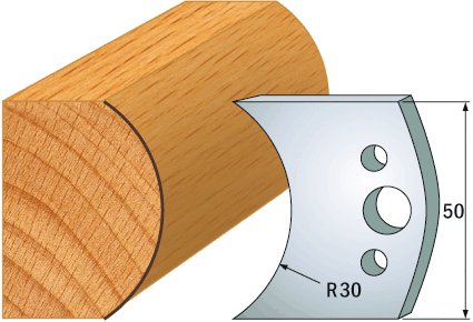 CMT Profil 547 – pár profilových nožů - 2 ks (50x4 mm; SP)